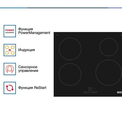 Индукционная варочная панель Bosch PIE61RBB5E
