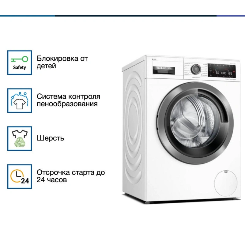 Стиральная машина Bosch WAXH2KLOSN