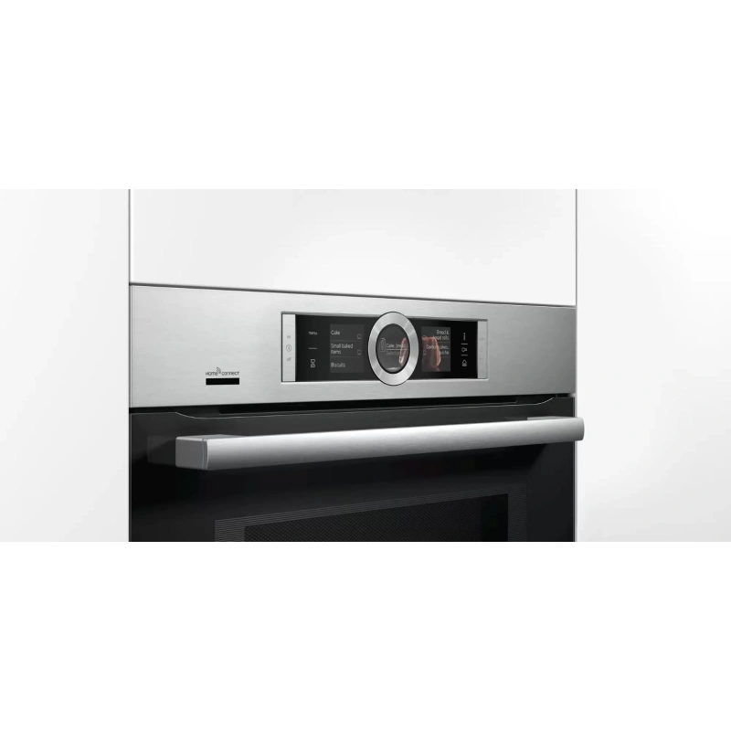Духовой шкаф с микроволнами и паром Bosch HNG6764S6