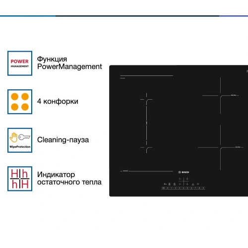 Индукционная варочная панель Bosch PVS611FB5E