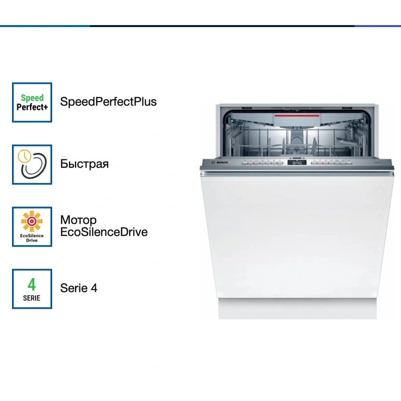 Встраиваемая посудомоечная машина Bosch SMV4HVX37E