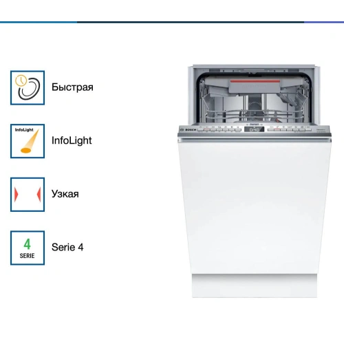 Встраиваемая посудомоечная машина Bosch SPV4HMX65Q