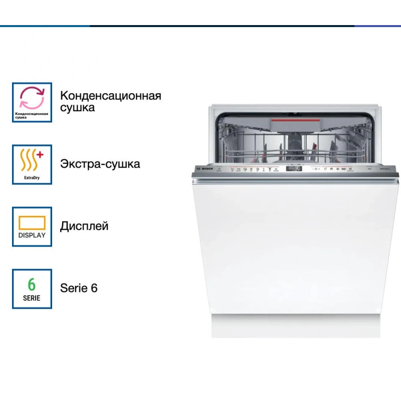 Встраиваемая посудомоечная машина Bosch SMV6ECX69E