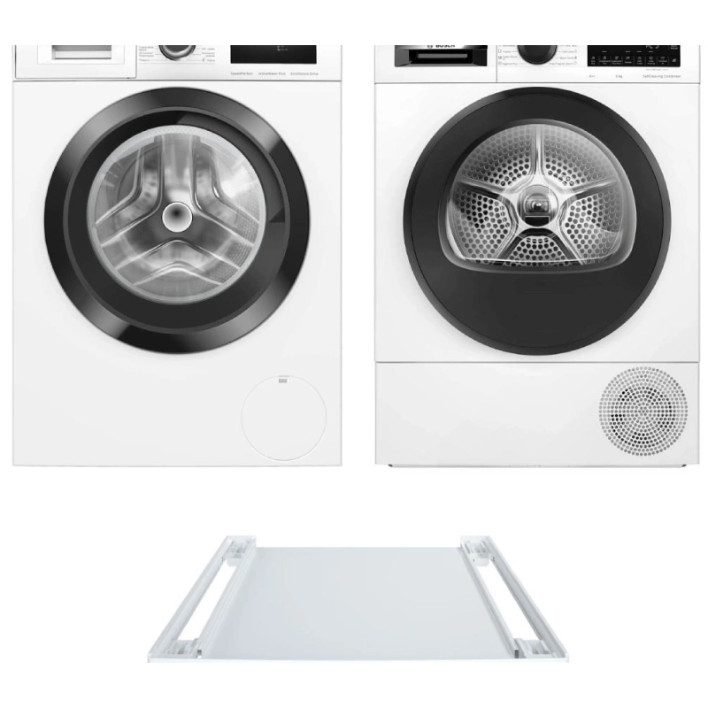 Комплект Bosch Serie 6 (WAU28Q1EPL, WQG24500BY, WTZ27400)