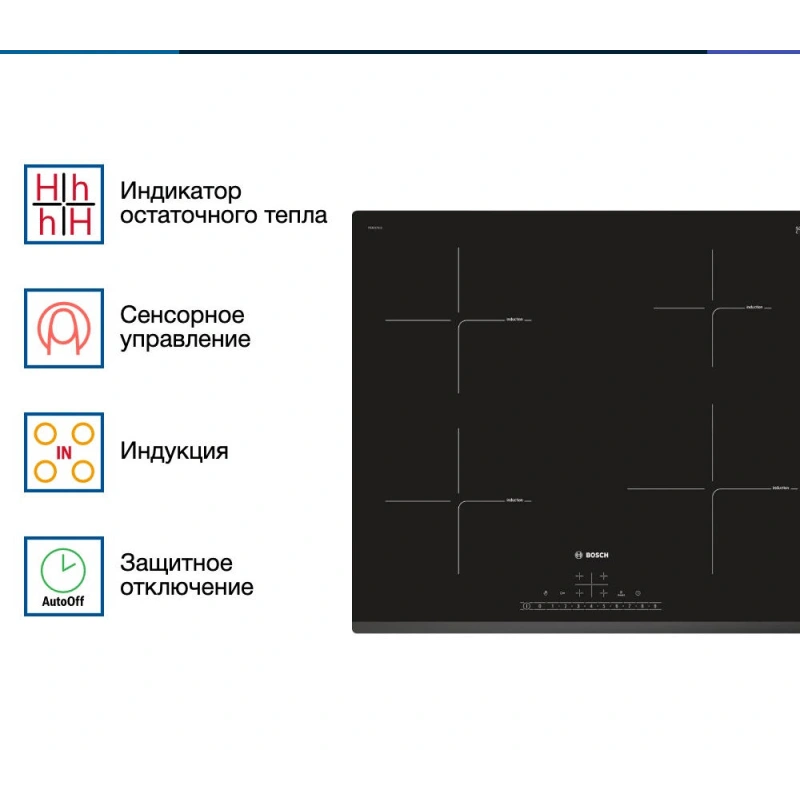 Индукционная варочная панель Bosch PIE631FB1E