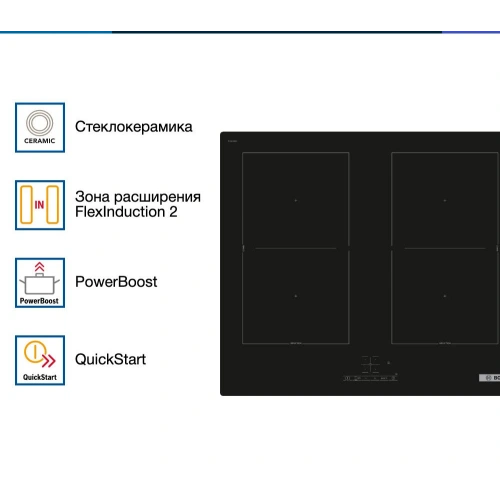 Индукционная варочная панель Bosch PVQ61RBB5E